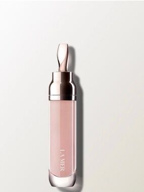 NIB La Mer Ultra-Sheer Soft Pink Shimmer Lip Volumizer Lip Gloss Full Size